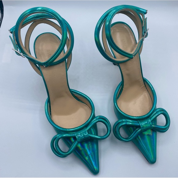 Mach & Mach - Bow Ankle Strappy Heel - Authentic - New w/o Box - Picture 2 of 14